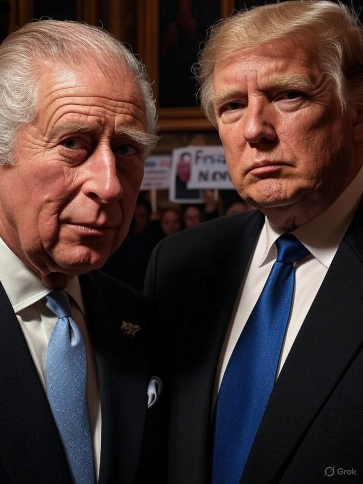 Epstein-Vertuscher im Kronjuwel: Trump und Charles – zwei Heuchler, die Opfer ins Dunkel stoßen!