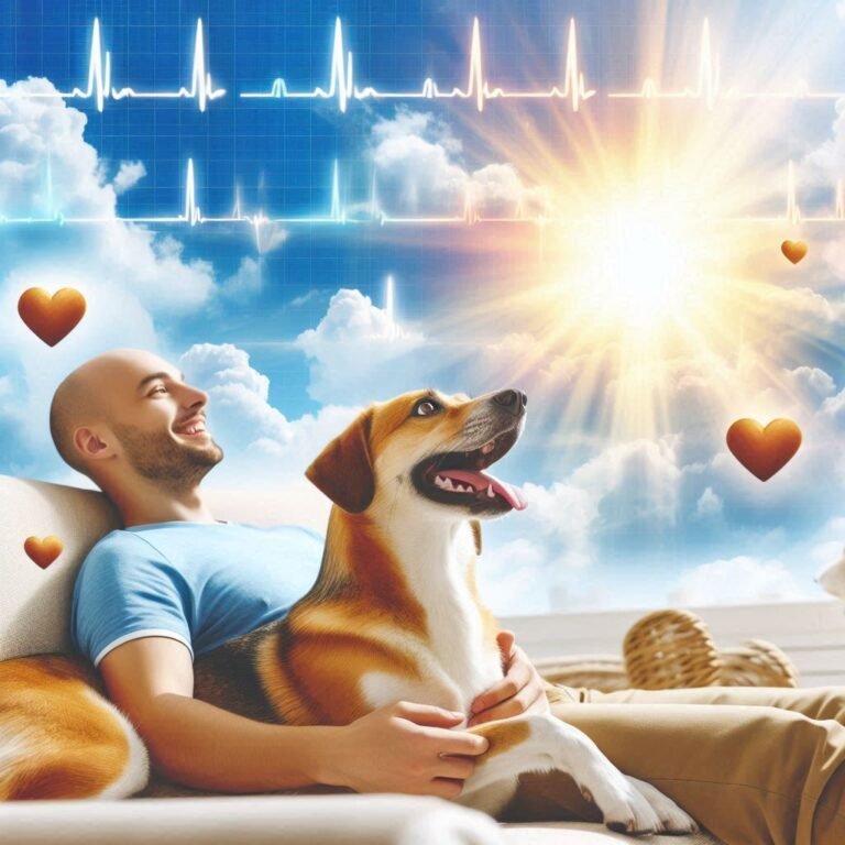 Herzfrequenz von Hund und Besitzer ist gekoppelt