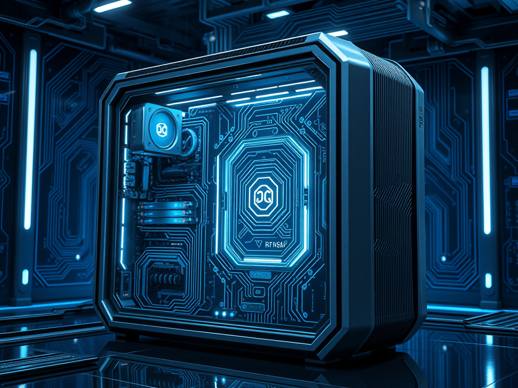 Quantencomputer. So könnte er eines Tages aussehen. Credits: LabNews Media LLC.