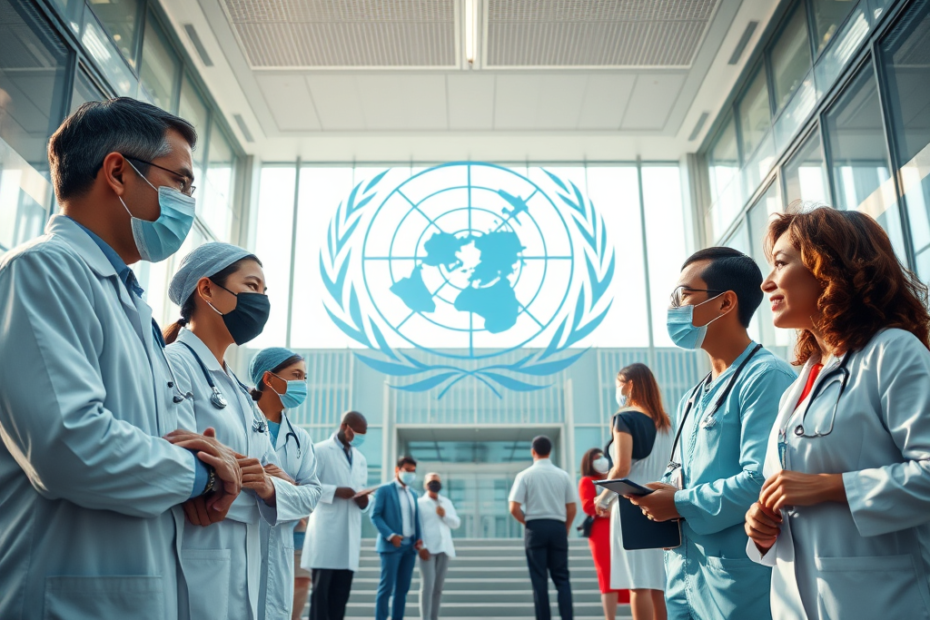 Schlaglicht: Der Pandemievertrag der WHO. Credits: LabNews Media LLC