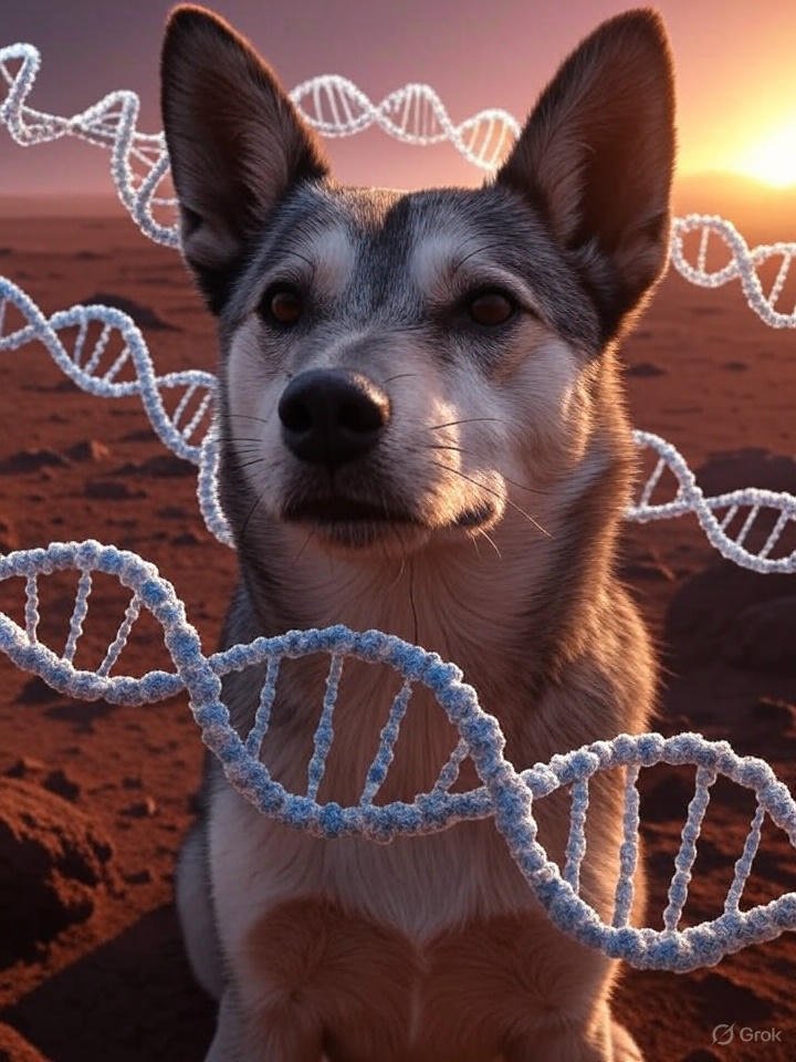 Hunde im All: Von sowjetischen Straßenhunden zu Space Omics und Musks Marsplänen