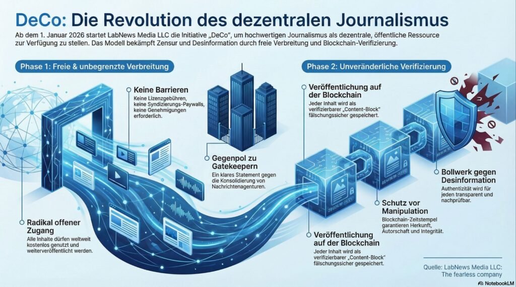 Bahnbrechend: LabNews Media stellt DeCo - Decentralized Content vor