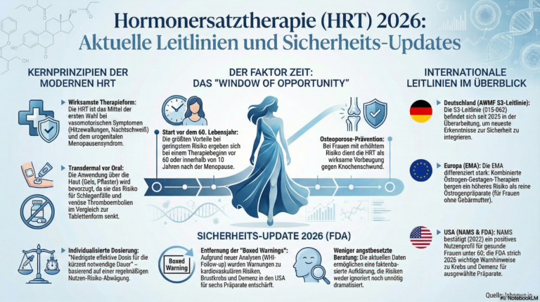 Explainer: Aktuelle Leitlinien zur Hormonersatztherapie (HRT) in der Menopause
