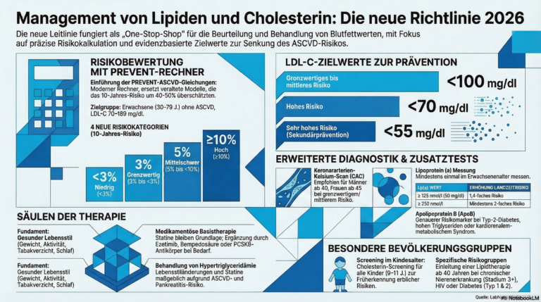 Aktualisierte Richtlinie zum Umgang mit Lipiden und Cholesterin